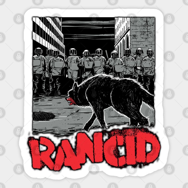 rancid Sticker by bambangbuta